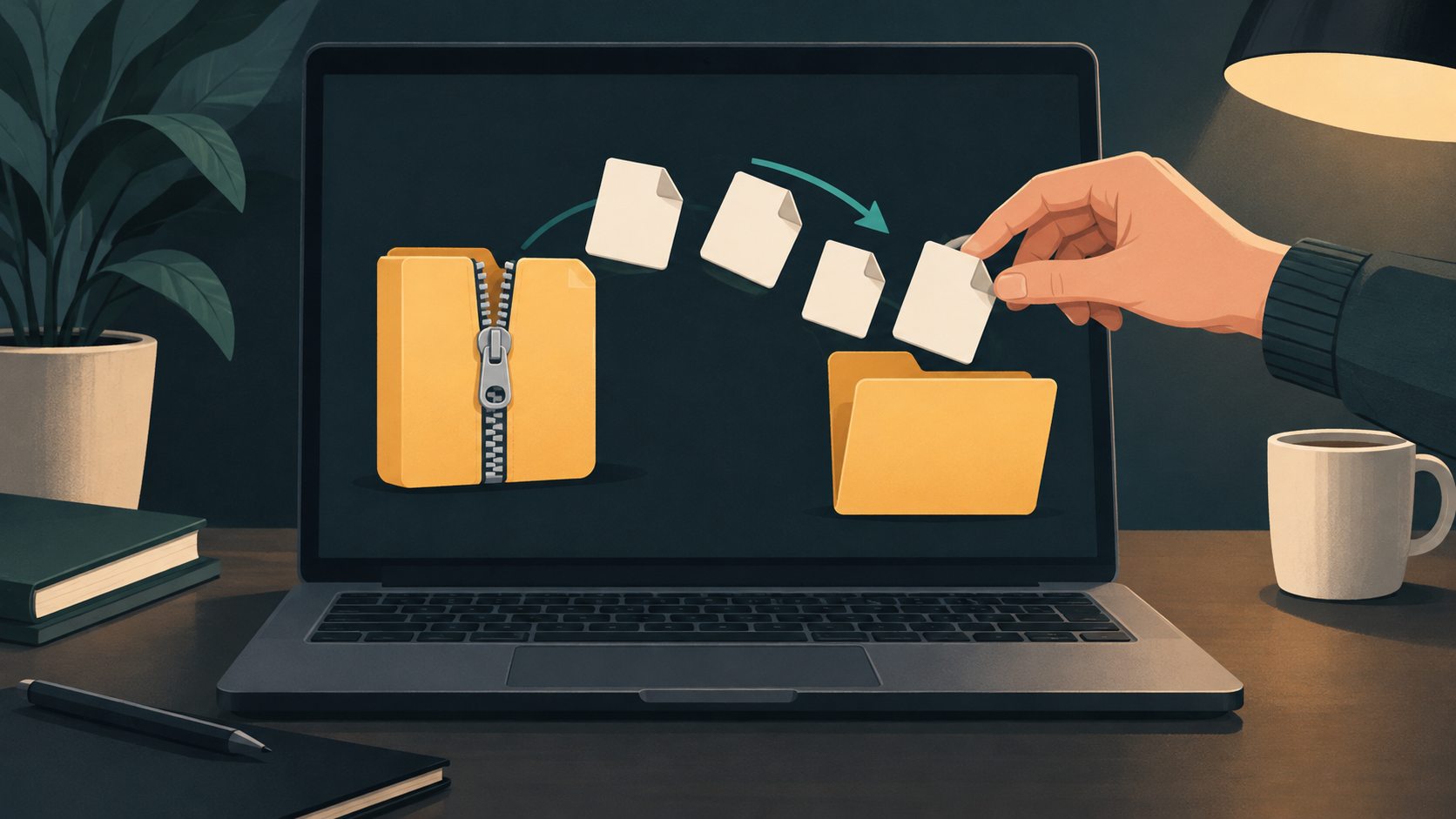 将黑石VPN ZIP完整提取到普通文件夹